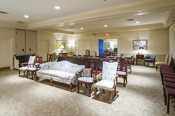 Chapel Room at the Lititz Pike Funeral Home in Neffsville, PA