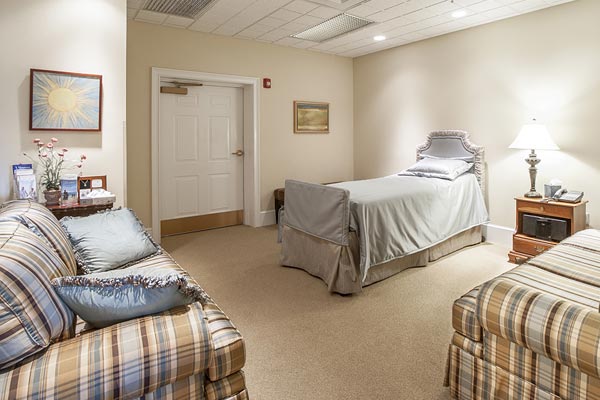 Family visitation room at the Lititz Pike Funeral Home in Neffsville, PA