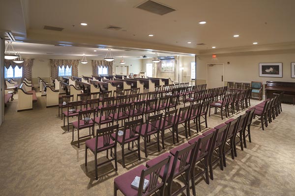 Chapel Room at the Lititz Pike Funeral Home in Neffsville, PA