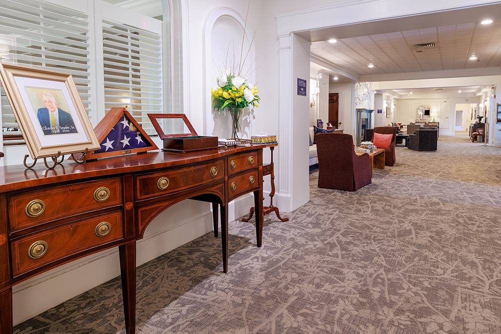 Lobby of Lititz Pike Funeral Home in Lititz, PA