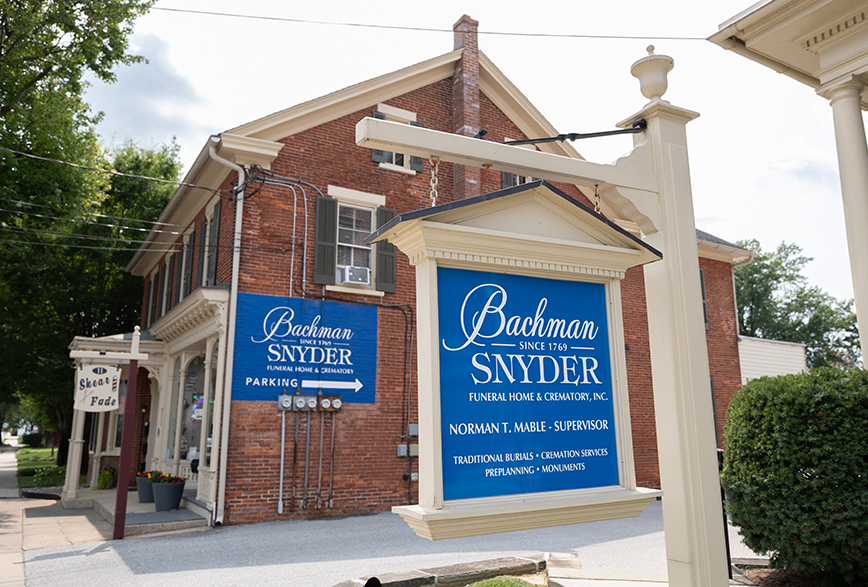 Bachman Snyder Funeral Home & Crematory in Strasburg, PA