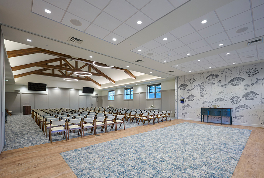 Interior of Willow Street Funeral Home in Willow Street, PA