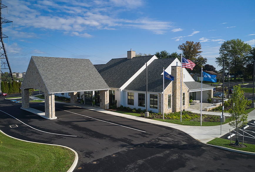 Exterior of the Willow Street Funeral Home in  Willow Street, PA