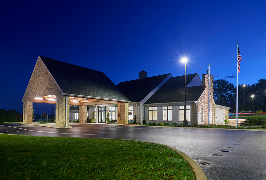 Exterior of Willow Street Funeral Home in Willow Street, PA