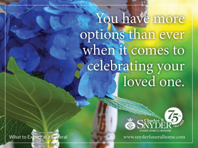 What to expect at a funeral Snyder Funeral Home blog