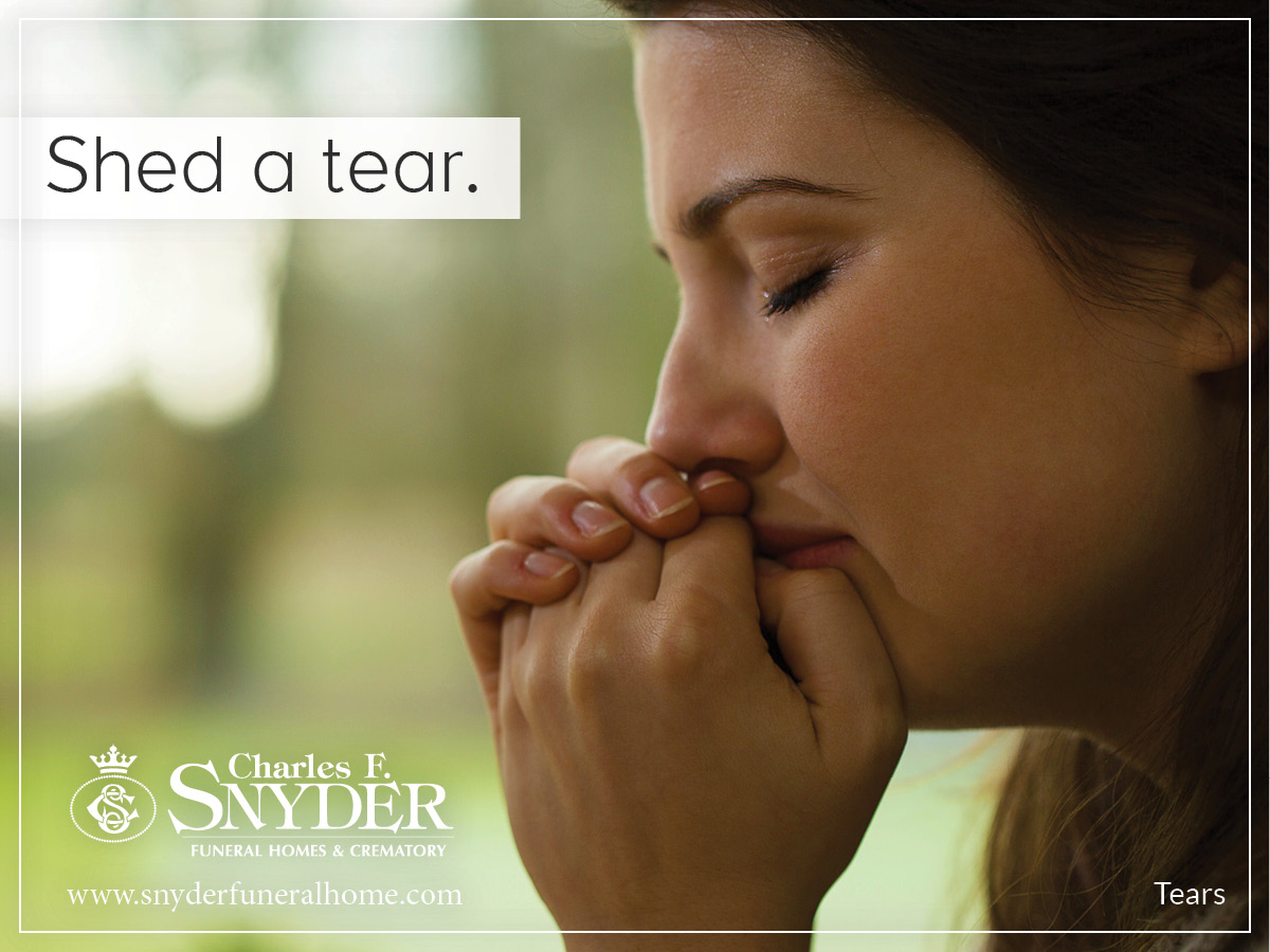 It’s a Funeral … Go Ahead and CRY Snyder Funeral Home blog