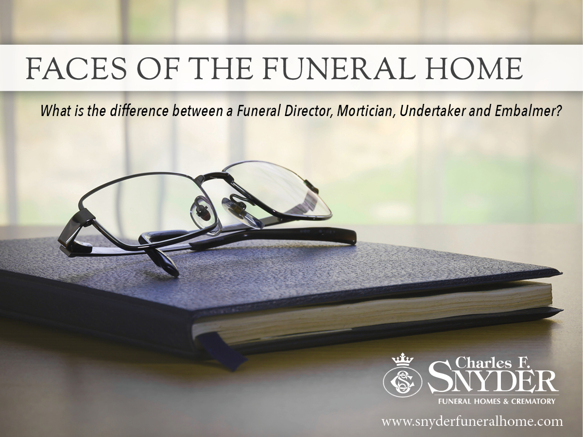 What is the difference between a Funeral Director, Mortician