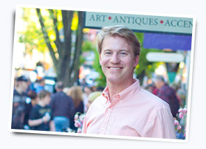 Chip Snyder at First Friday in Lancaster, PA